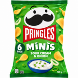 Pringles Sour Cream and onion פרינגל שמנת חמוצה מארז מיני
