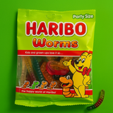 Haribo Worms 160g גומי הריבו תולעים