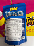 HBAF Cookie Cream Almond שקדים מצופים בטעם קרם עוגיות