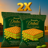 Dubai Waffle וופל עם קרם דובאי שתי יחידות