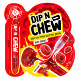 Dip and chew ממתקי גומי עם מזרק ג׳ל תות בטעם תות