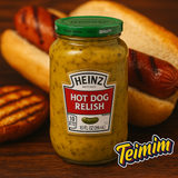 Heinz Hot Dog Relish רליש של היינץ לנקניקיה בלחמניה