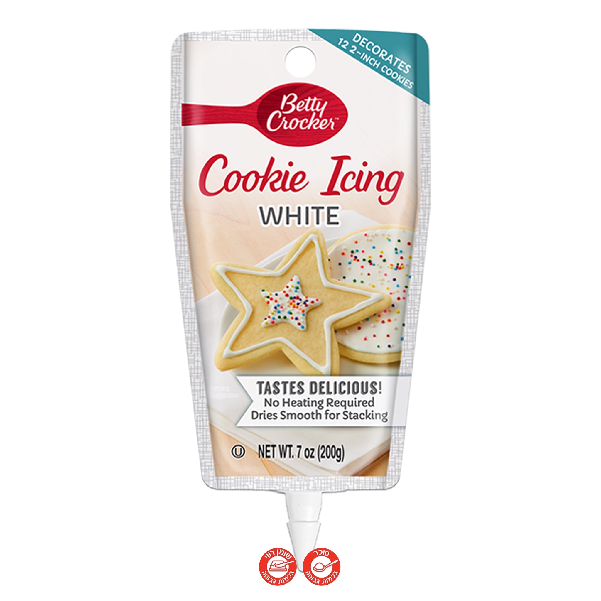 Betty Crocker Cookie Icing White בטי קרוקר ציפוי עוגה לבן