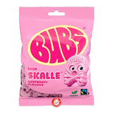 Bubs Skull Raspberry באבס סוכריות גומי בצורת גולגולת טבעוני