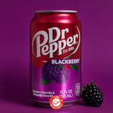 Dr.Pepper Black berry ד״ר פפר בלק ברי טעם חדששש