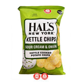 Hal's Kettle Chips Sour Cream & Onion צ'יפס שמנת בצל טעימים
