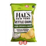 Hal's Kettle Chips Sour Cream & Onion צ'יפס שמנת בצל