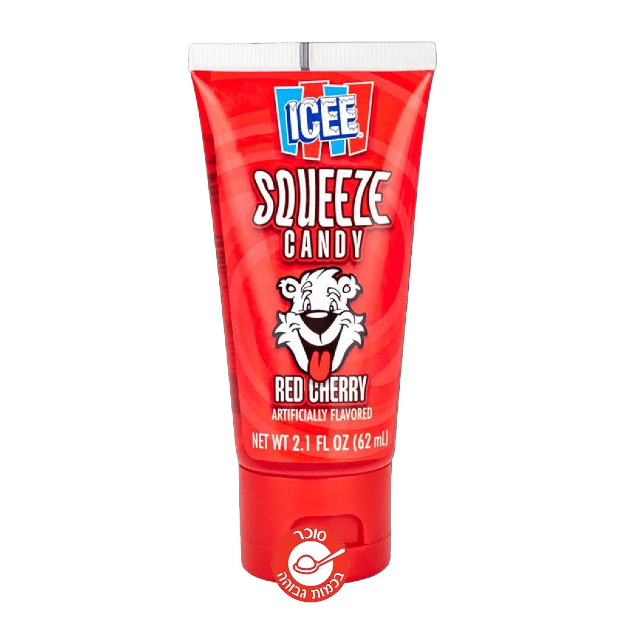 Icee Squeeze Candy Red Cherry אייסי דובדבן אדום בשפורפרת