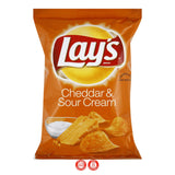 Lay's Cheddar & Sour Cream לייס צ'דר ושמנת חמוצה