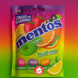 Mentos Fruits מנטוס סוכריות בטעמי פירות