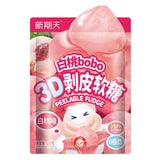 Bobo Peelable Peach פאדג סוכריות גומי מתקלף בטעמי אפרסק