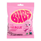 Bubs Skull Raspberry באבס סוכריות גומי בצורת גולגולת טבעוני