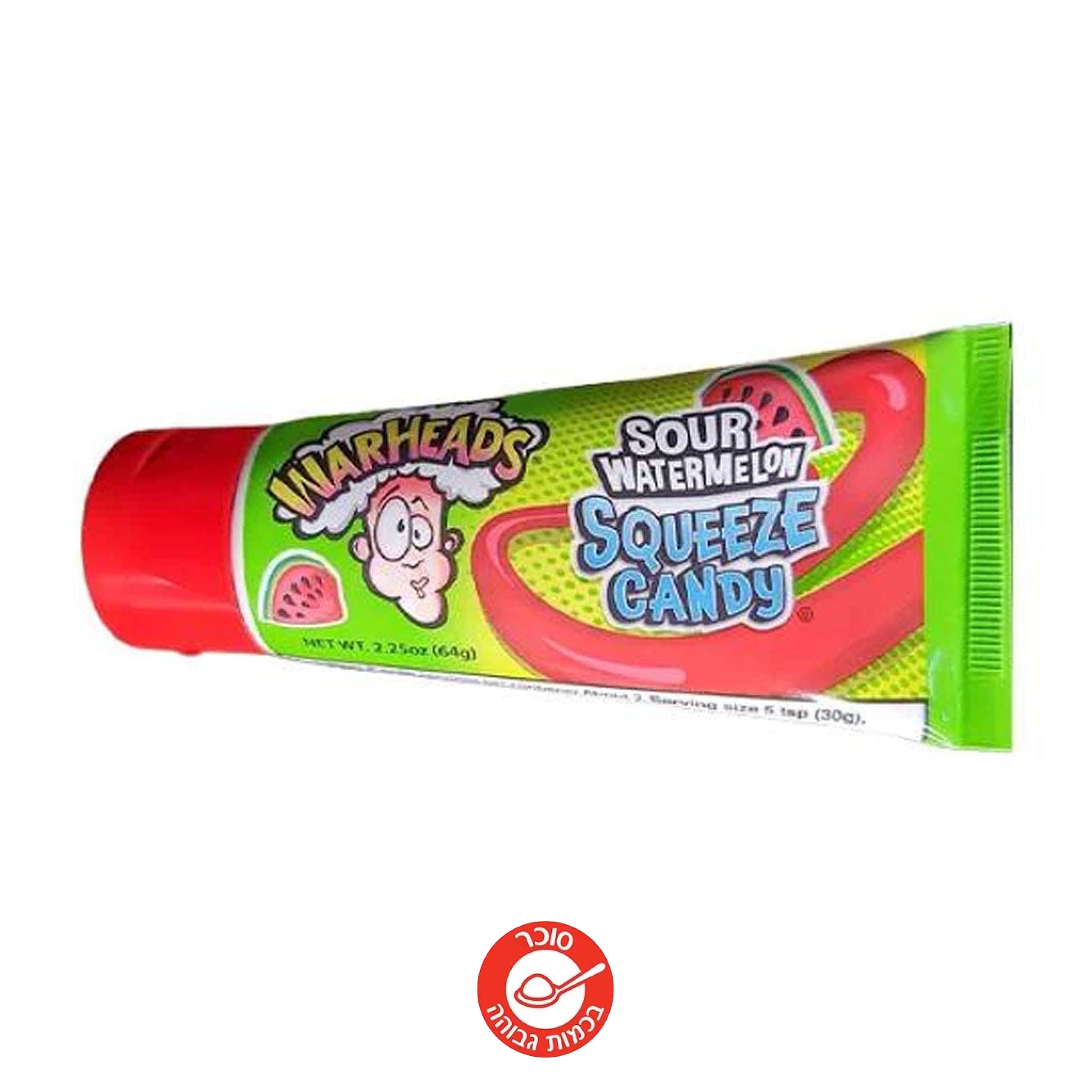 Warheads Squeezer Candy ווראהדס אבטיח חמוץ בשפורפרת סוכריות