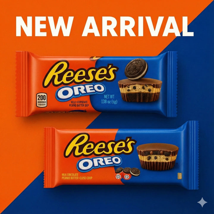 Oreo Reeses 39g בבלעדיות ! אוראו ריסס שוקולד לבן