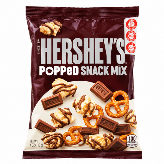 Hershey's Popped Snack Mix הרשיז מיקס 113 גרם