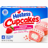 Hostess strawberry cupcake הוסטס קאפקייק עוגה בטעם תות