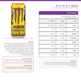 monster Vodoo Grape מונסטר משקה אנרגיה בטעם ענבים