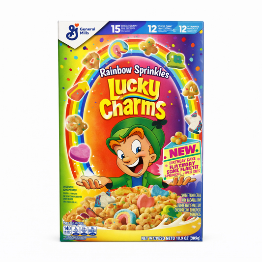 Lucky Charma rainbow sprinkles לאקי מארס ספרינקלס צבעי קשת