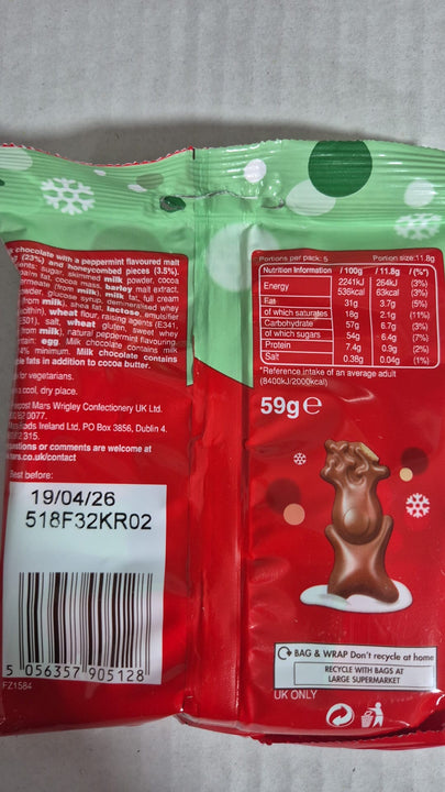 Maltesers Reindeers mint מלטיזרס צבי שוקולד מנטה