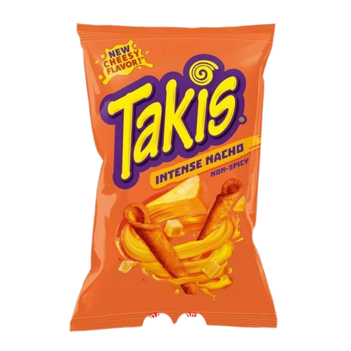 Takis Intense Nachos Cheese 92g טאקיז חריף נאצ'וס גבינה