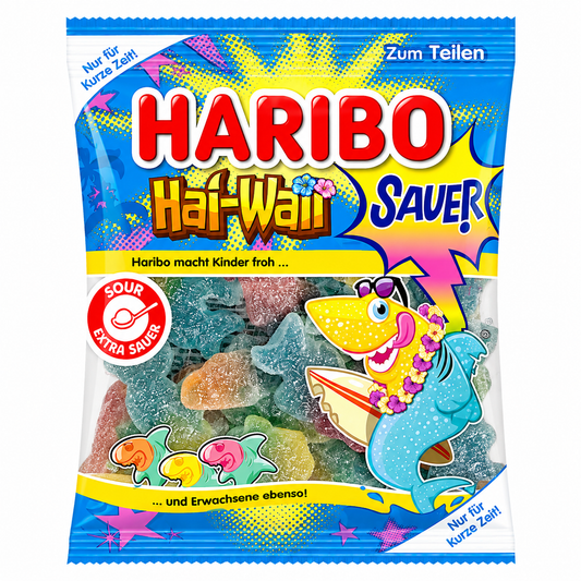 Haribo hai wai 175g הריבו גומי חמוץ בטעמי פירות