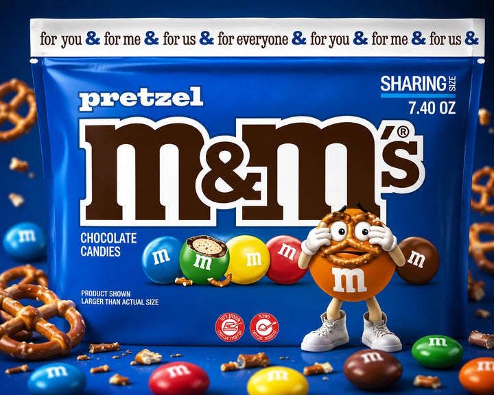 M&M Pretzel 209g Sharing Size אמ אנד אם פרצל