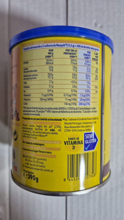 Nestle Nesquik hot chocolate נסקוויק שוקו להכנה