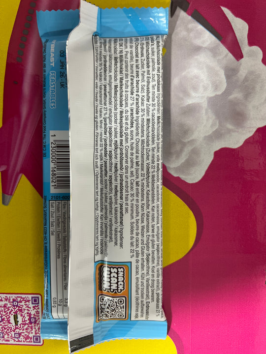 Mr.Beast Chocolate Peanut Butter מיסטר ביסט שוקולד חלב עם חמאת בוטנים