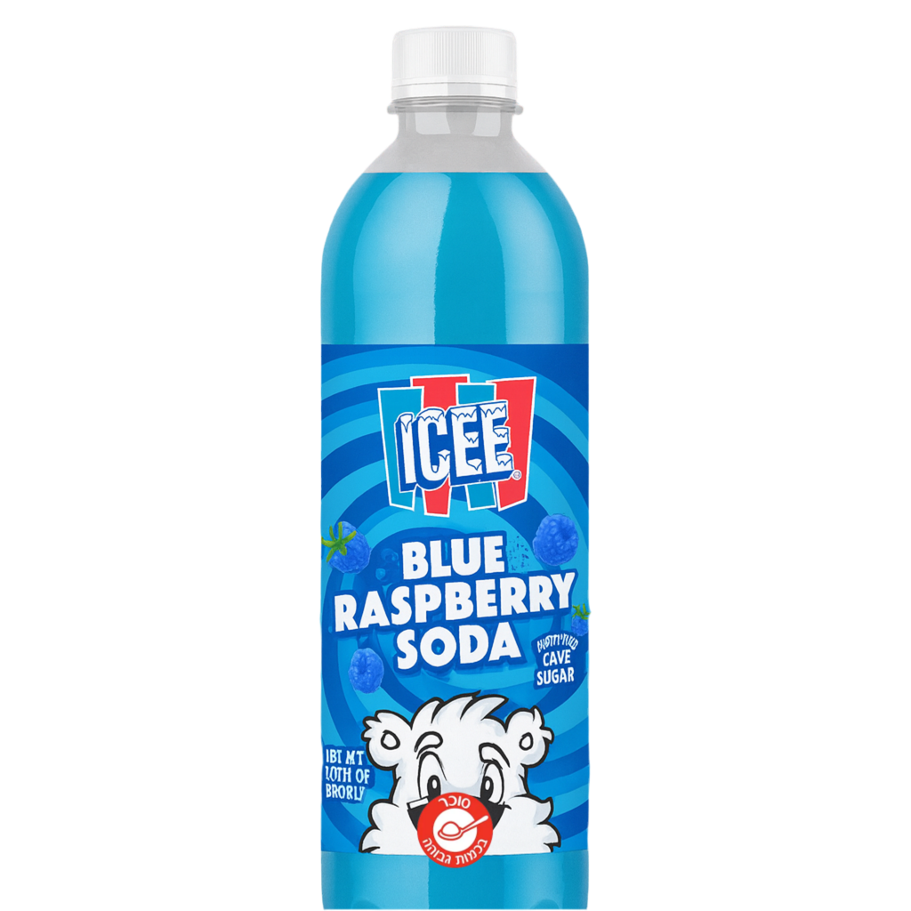 Icee Blue Raspberry Soda אייסי סודה בטעם רסברי