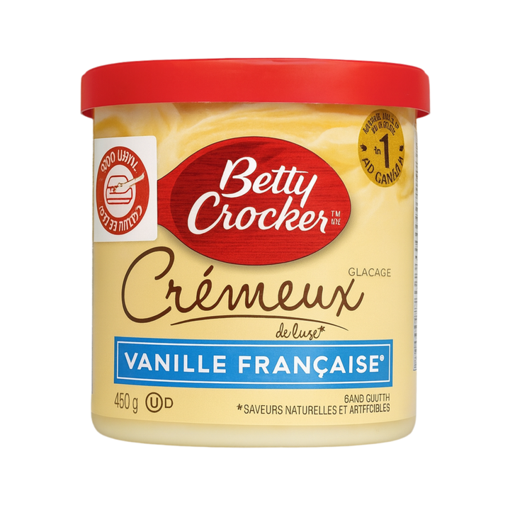 Betty Crocker Creamy vanilla בטי קרוקר ציפוי לעוגה בטעם וניל