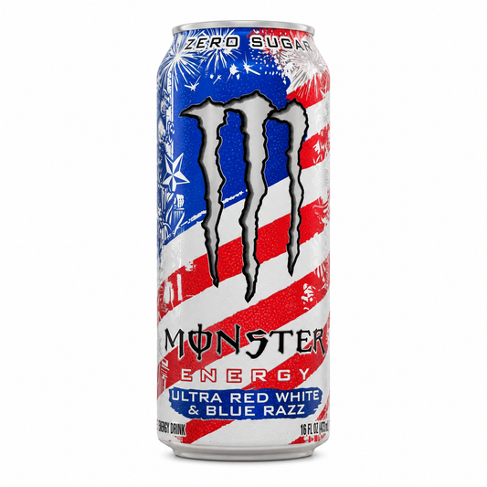 Monster Red White Blue zero
