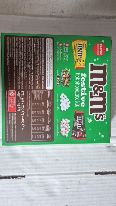 M&M hot chocolate kit קיט להכנת שוקו חם של m&m