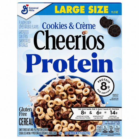 Cheerios Protein cookie and cream פרוטאין ציריוס קוקי אנד קרים