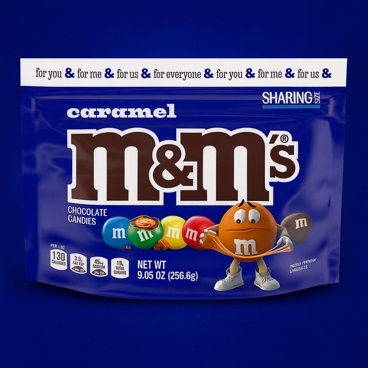 M&M Caramel אי אנד אם קרמל
