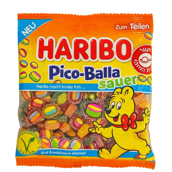 Haribo Pico-Balla הריבו עיגולי צבעוניים בטעמי פירות