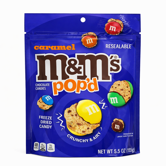 M&M Pope’d Caramel אמ אנד אם פופ קרמל מהדורה מיוחדת