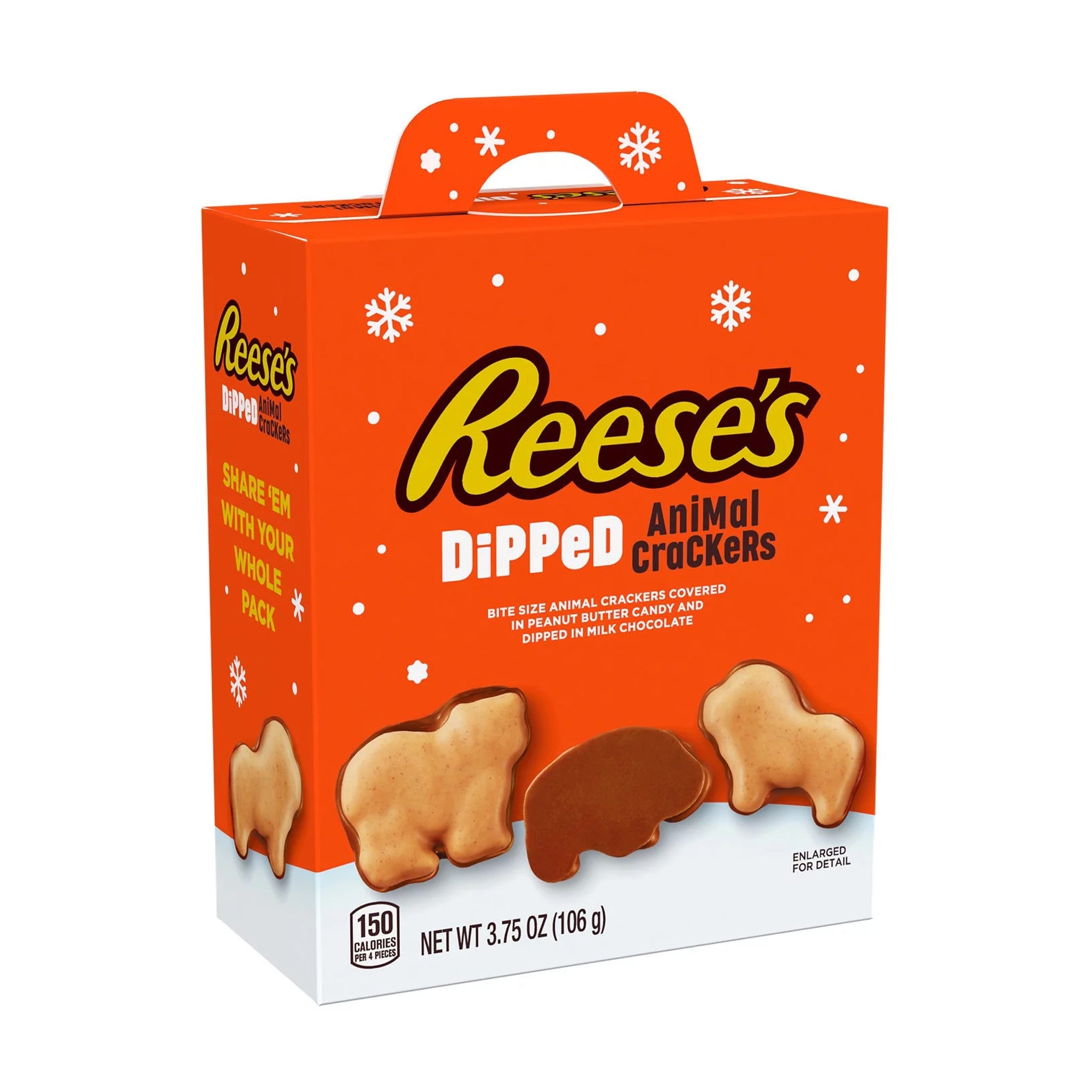 Reese's Dipped Animal Crackers ריסס עוגיות טבולות שוקולד בצורת חיות