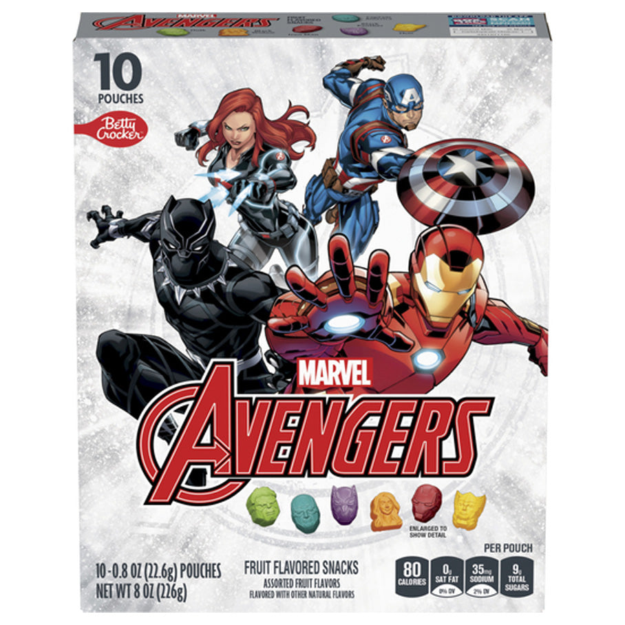 Avengers Fruit Flavored Snacks הנוקמים חטיפי פירות 