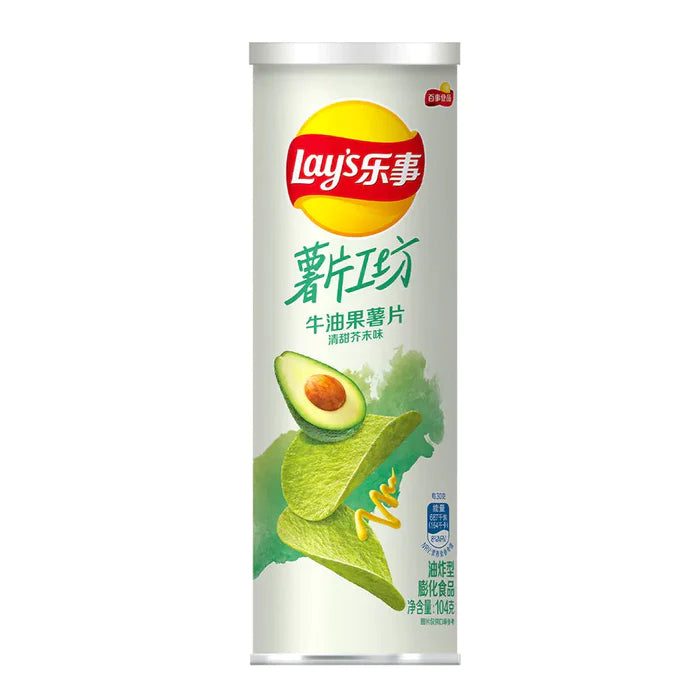 Lay's Stax Avocado Wasabi לייס אבוקדו ווסאבי
