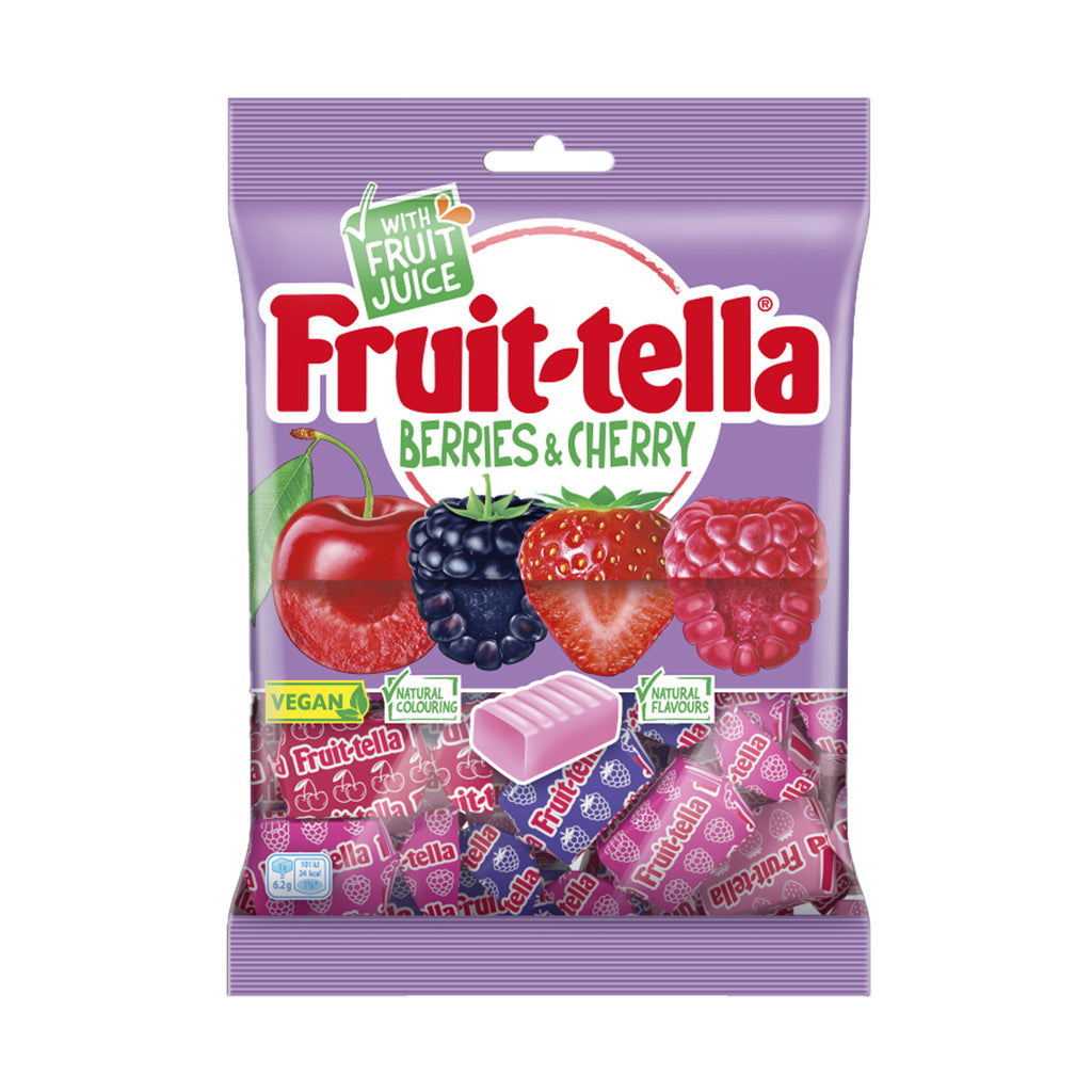Fruit-tella Berries and Cherry טופי פרוטלה אוכמניות ודובדבן