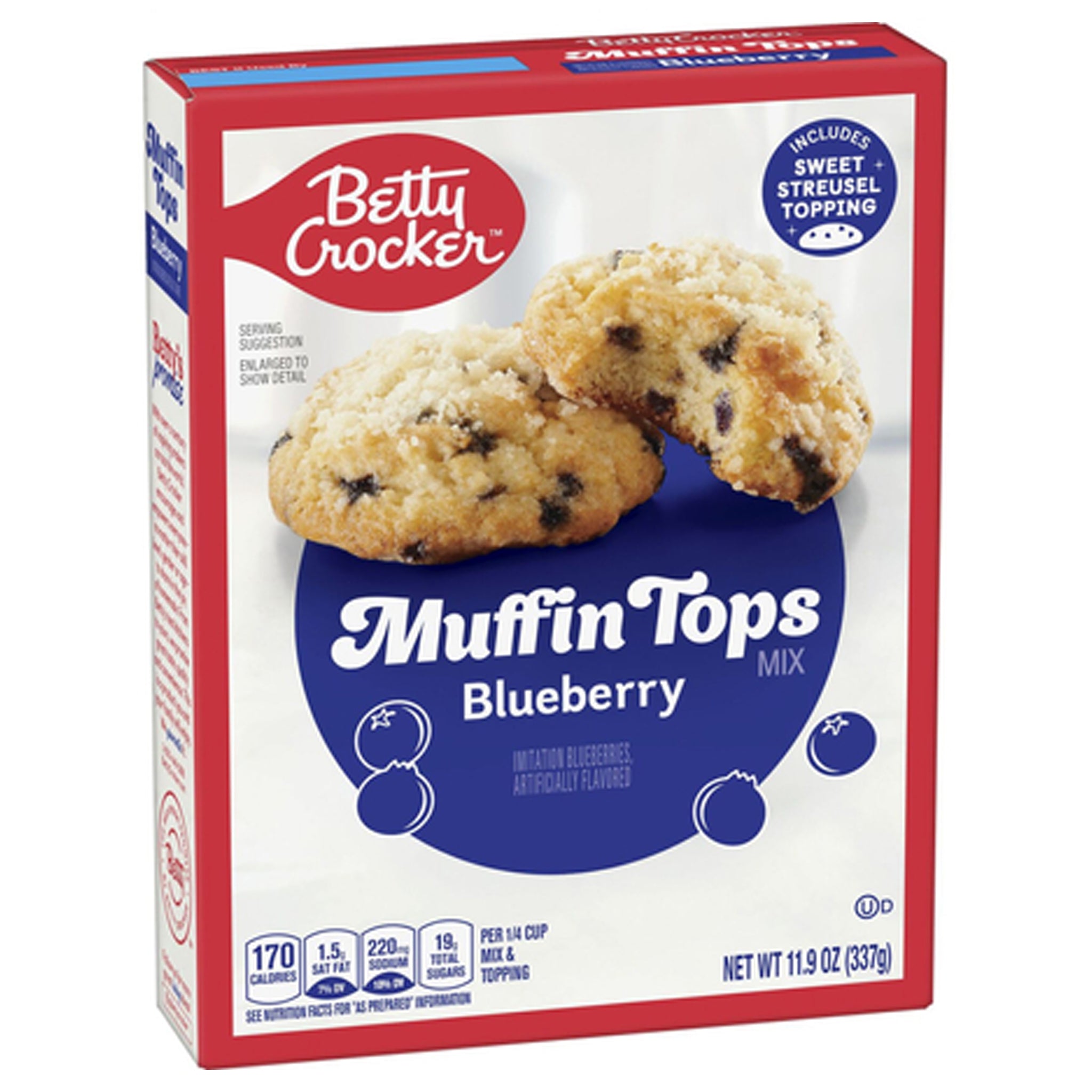 Betty Crocker Muffin Tops Blueberry בטי קרוקר מאפין טופ בלוברי