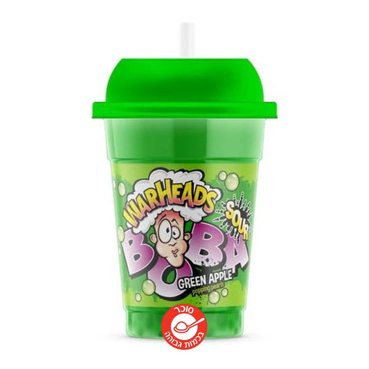 Boba apple wareheads משקה בובה חמוץ בטעם תפוחים
