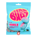 Bubs Oval Sour Berries באבס סוכריות גומי חמוצות טבעוניות סוכריות