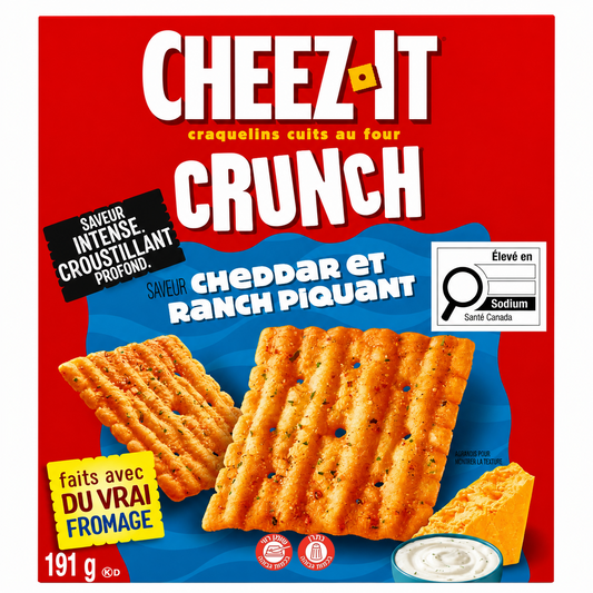 Cheeze-IT ranch ציז איט גבינה ראנץ מתובל - עוגיות