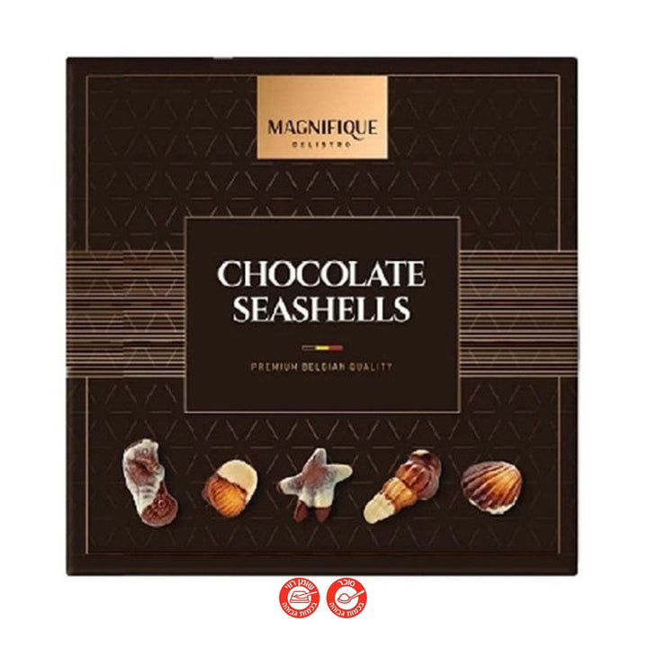 Chocolate sea shells שוקולד בלגי משולב בצורת צדפות סוכריות