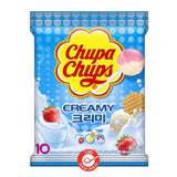 Chupa Chups Creamy סוכריות צ'ופה צופס על מקל בטעמי קרם פירות