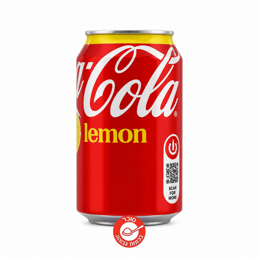 Coca cola lemon הלימון כבר בפנים קוקה קולה לימון - שתיה
