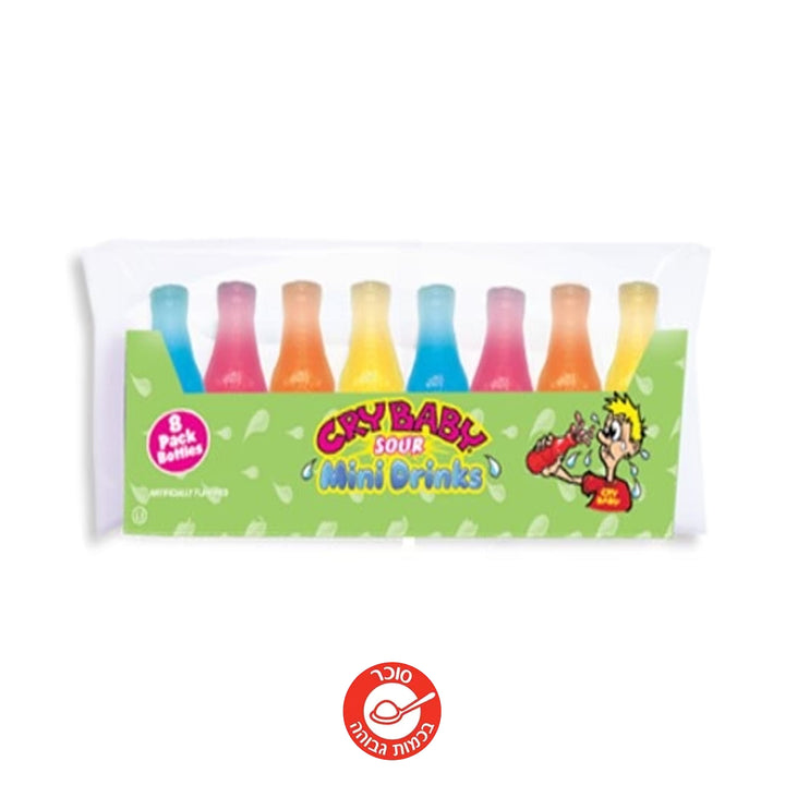 Cry Baby Sour Mini Drinks שמיניית ג'ל חמוץ בבקבוקונים