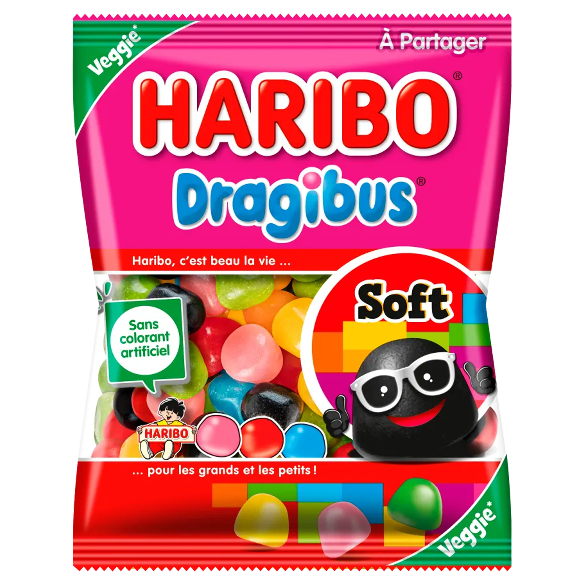Haribo Dragibus -סוכריות ג'לי הריבו בצבעים 150 גרם