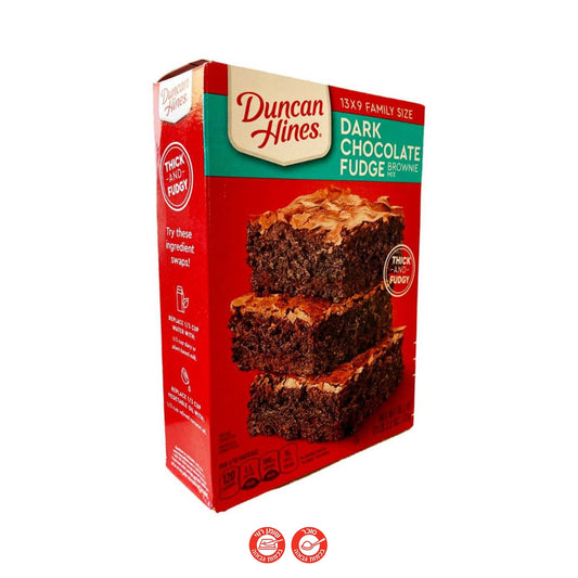 Duncan Hines Dark Chocolate Fudge תערובת פאדג' בראוני מריר